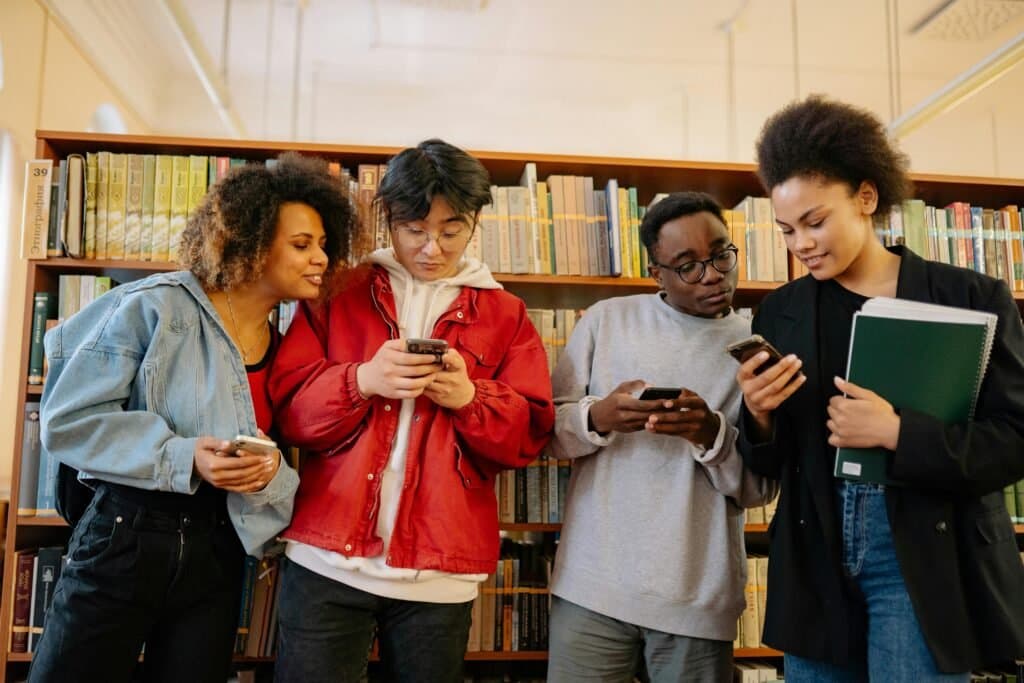 Students engaged with AI in education South Africa, highlighting responsible AI use in schools