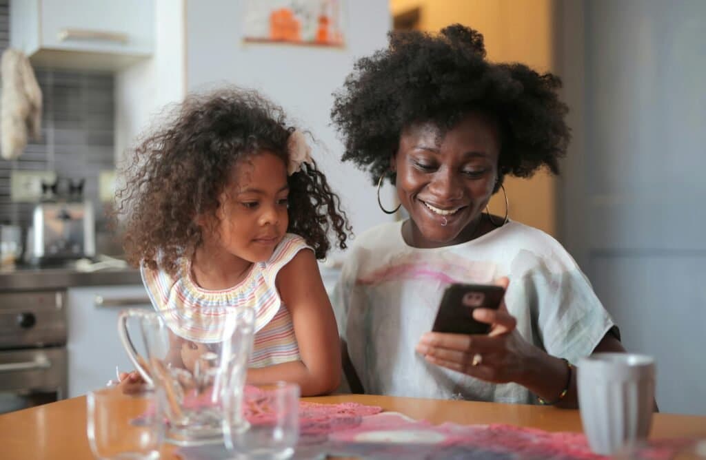 A-mother-and-daughter-demonstrating-positive-strategies-for-parenting-a-child-with-ADHD